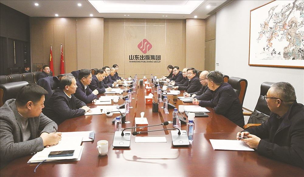 德州市委副书记、市长朱开国率队到出版集团对接洽谈